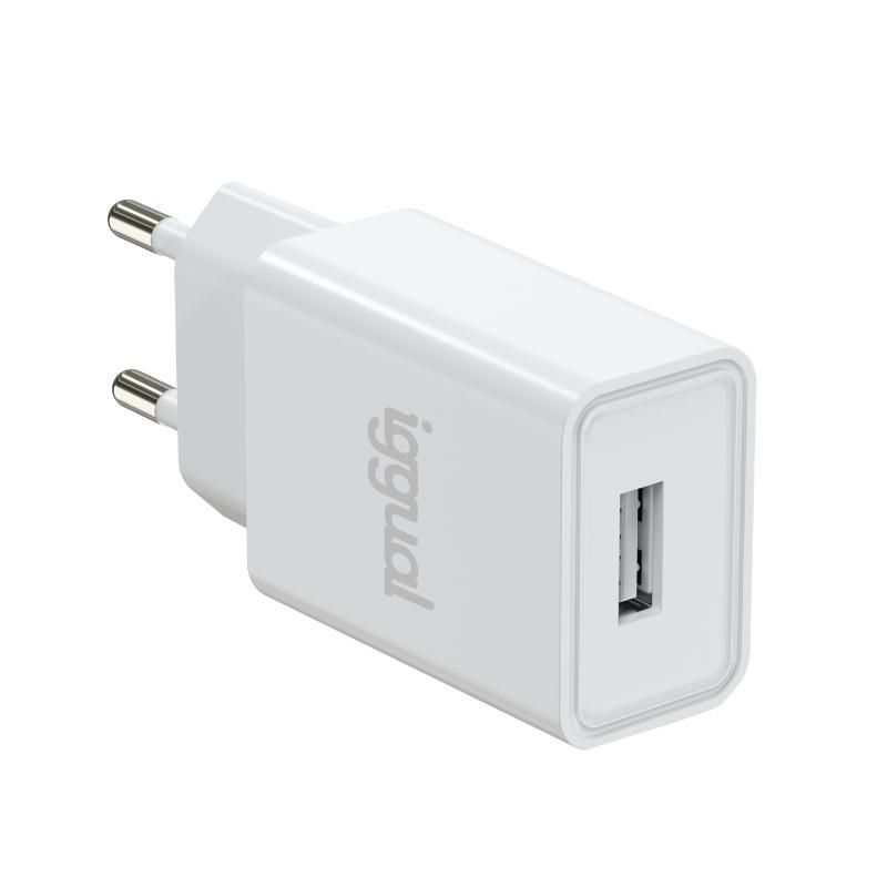 Chargeur mural iggual IGG316924 1xUSB-A 10W blanc
