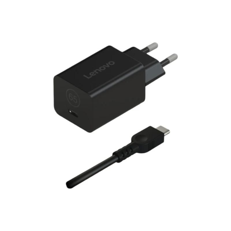 Chargeur Lenovo GaN Nano 65W 40AWGN65EU noir