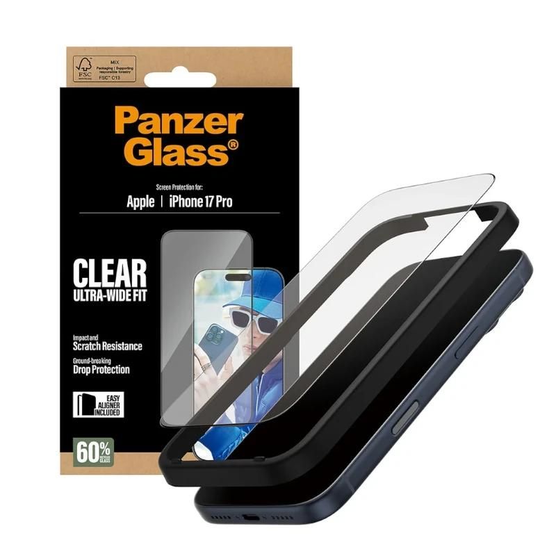Funda o protector para móvil PanzerGlass Screen Protector iPhone 17 Pro