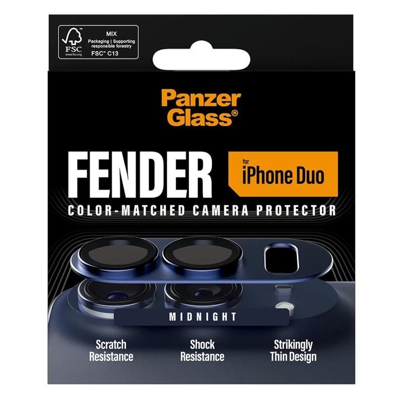 Funda o protector para móvil PanzerGlass Fender Camera Prot iPhone Duo Midnigh