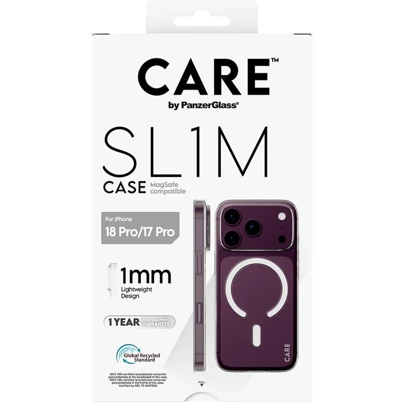 Phone case or protector PanzerGlass Care SL1M Case Transparent MagSafe iP 18Pro 17Pro — image 1 of 1