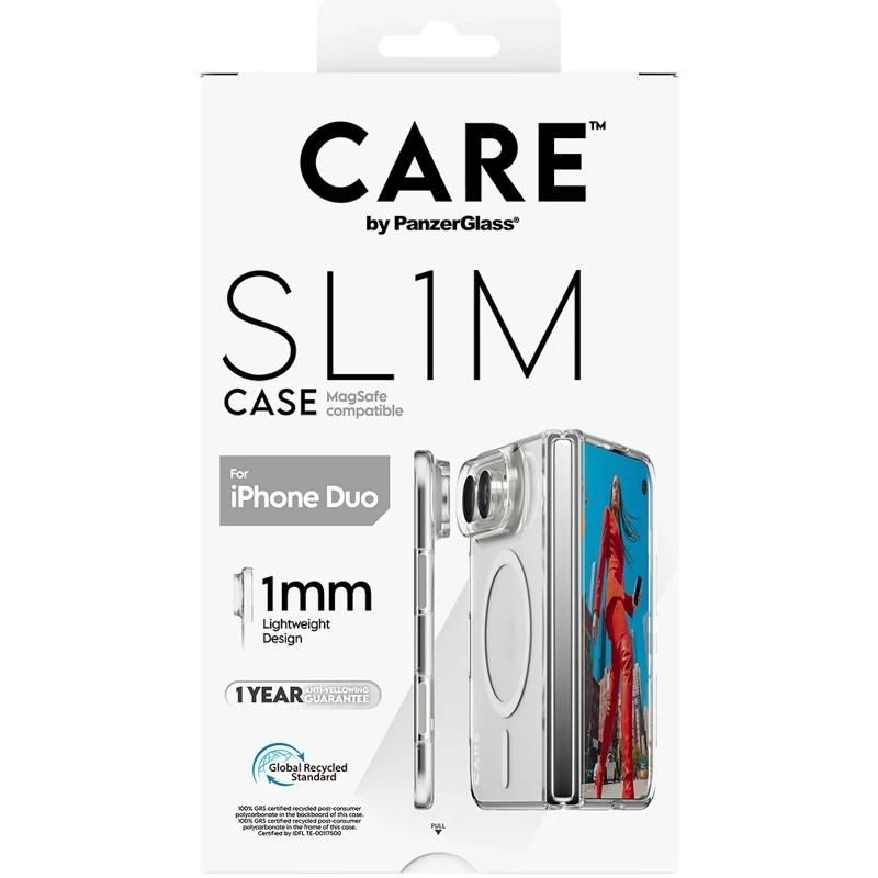 Phone case or protector PanzerGlass Care SL1M Case Transparent w. MagSafe iPhone Duo — image 1 of 1