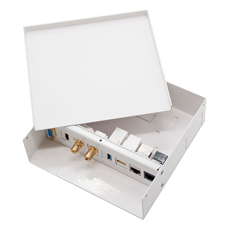 Caixa de connexions de paret Nanocable 10.35.0003 blanca