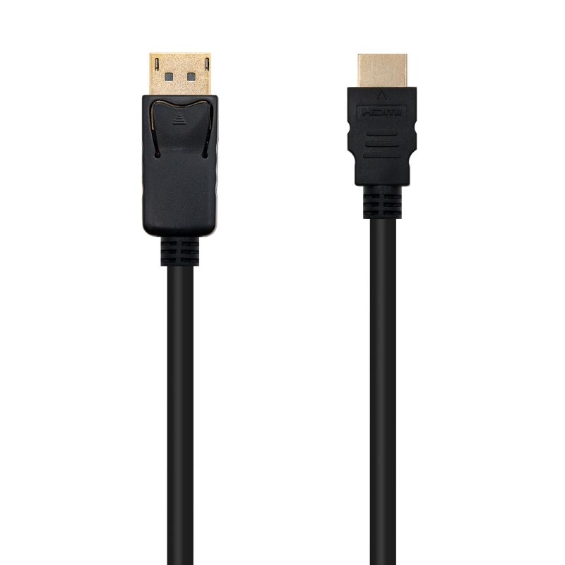 Audio or video cable NANOCABLE Conversor DP a HDMI 2 M black