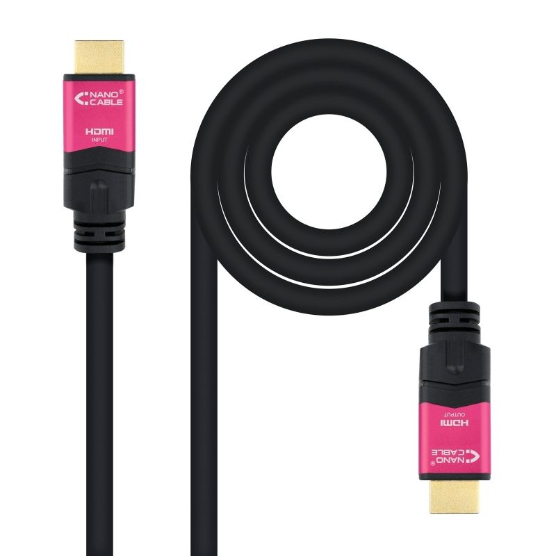 Cable HDMI 2.0 Nanocable 10.15.3715 15 m 4K@60Hz negro