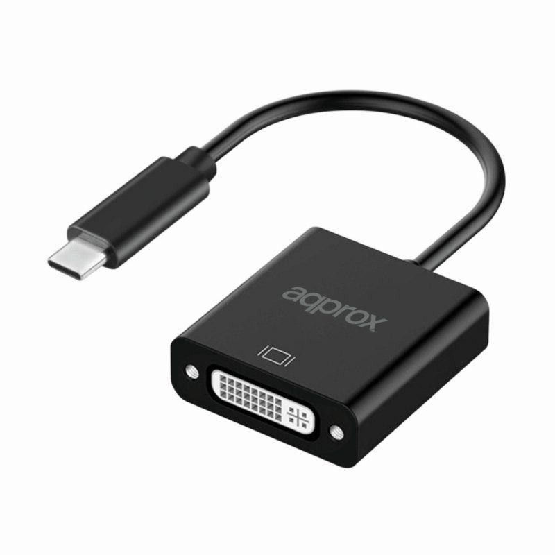 Adaptador USB-C a DVI approx! APPC51 1080p