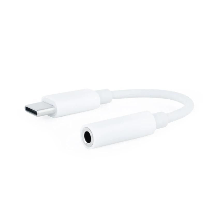 Cable de imagen o sonido NANOCABLE Audio USB-C-M a Jack-H, Blanco