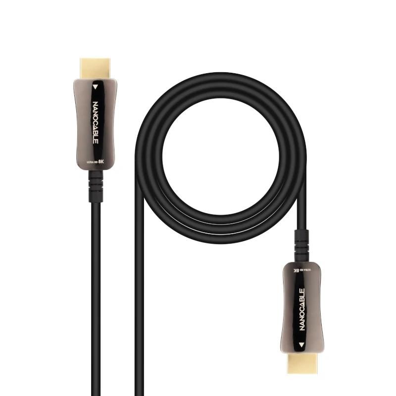 Audio or video cable NANOCABLE HDMI v2.1 AOC 8K@60HZ 10 m
