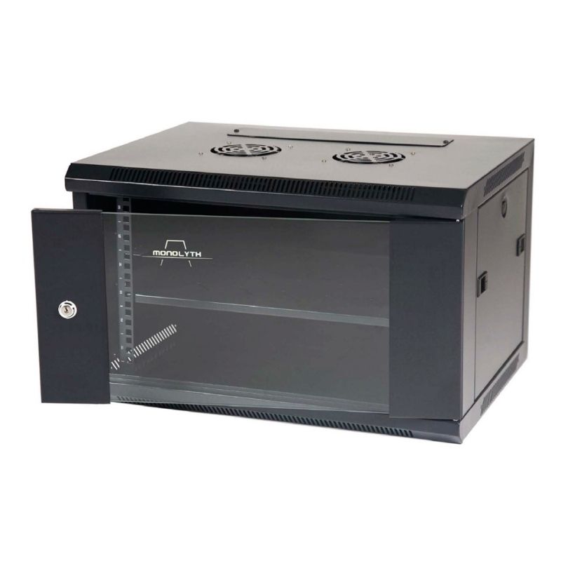 Armari rack mural Monolyth SH6306 6U 600x300 negre