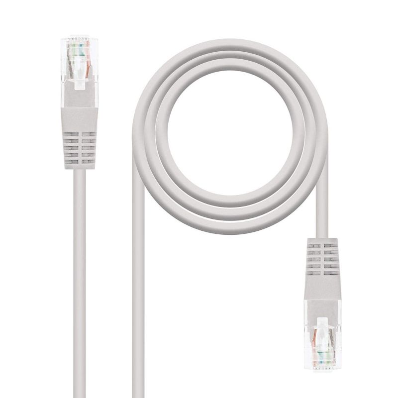 Network cable NANOCABLE Latiguillo Categoria 5E UTP 30 M grey