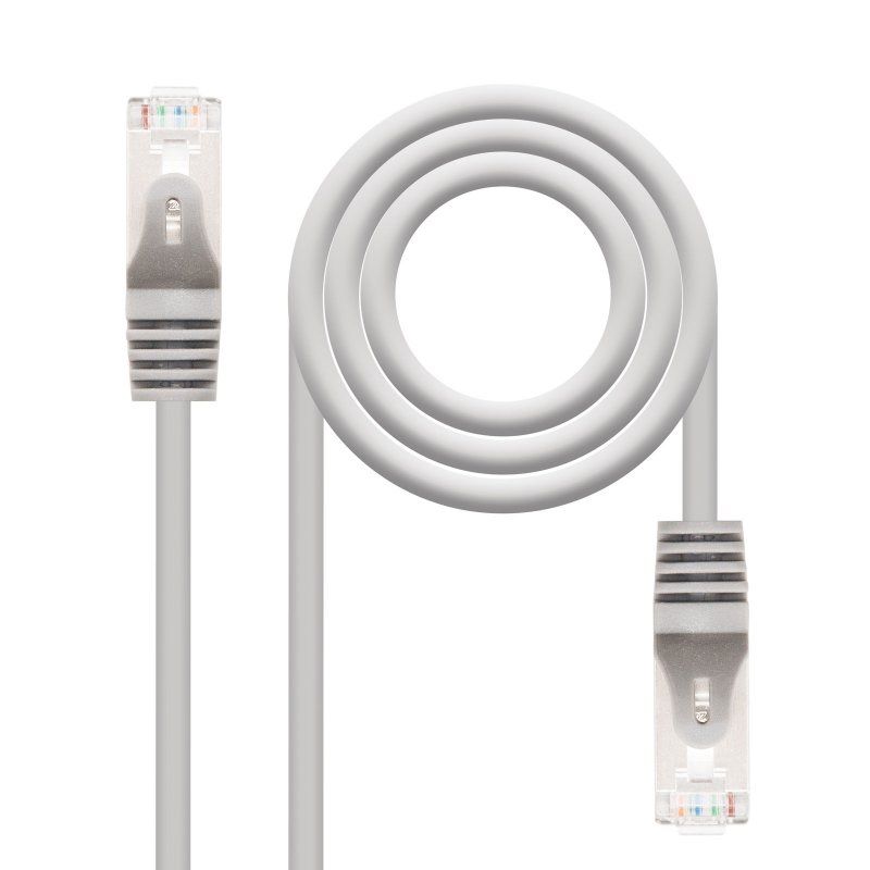 Câble réseau Nanocable Catégorie 6 FTP 3 mètres gris