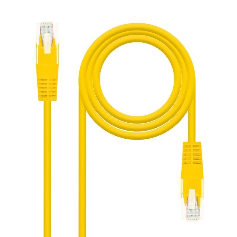 Cable de xarxa NANOCABLE Latiguillo RJ45 CAT.6 UTP groc 3.0M