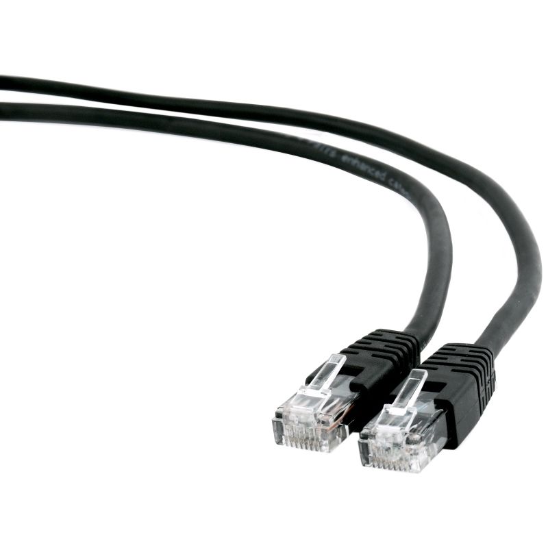 Cable de red GEMBIRD Latiguillo Cat.6 UTP 1 M Negro