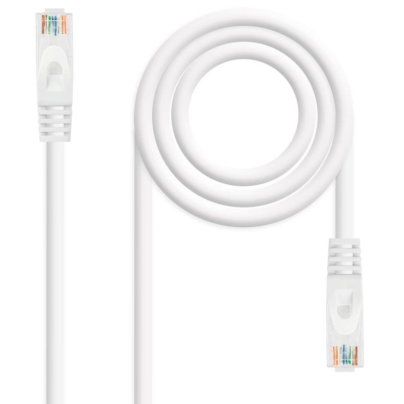 Cable de xarxa NANOCABLE Latiguillo Cat. 6A LSZH/UTP 3 M blanc