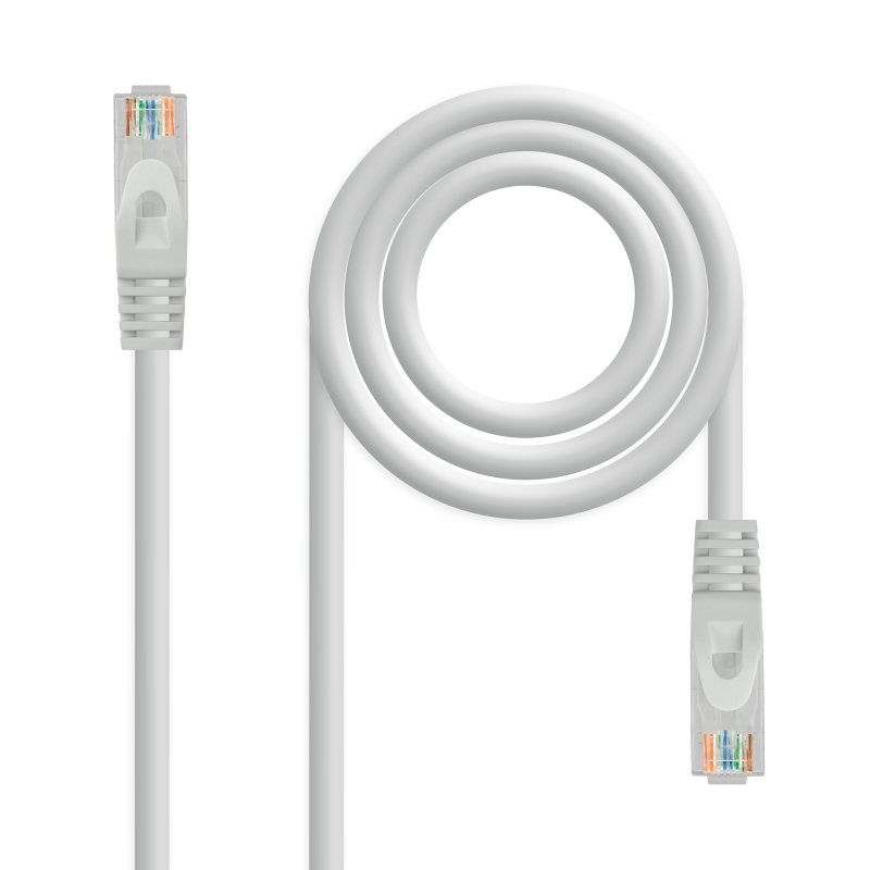 Network cable NANOCABLE Latiguillo Cat. 6A LSZH/UTP 1,5 M grey