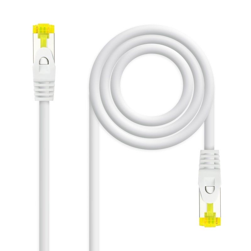 Network cable NANOCABLE Latiguillo LSZH Cat.6A SFTP 25cm white