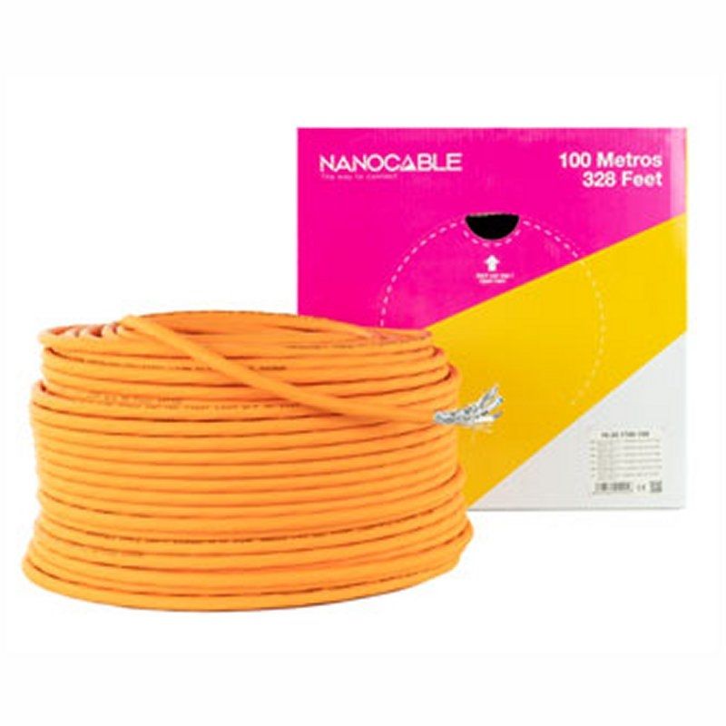 Network cable, connector or tool NANOCABLE Cable Red CAT7 CPR LSZH AWG23 100M