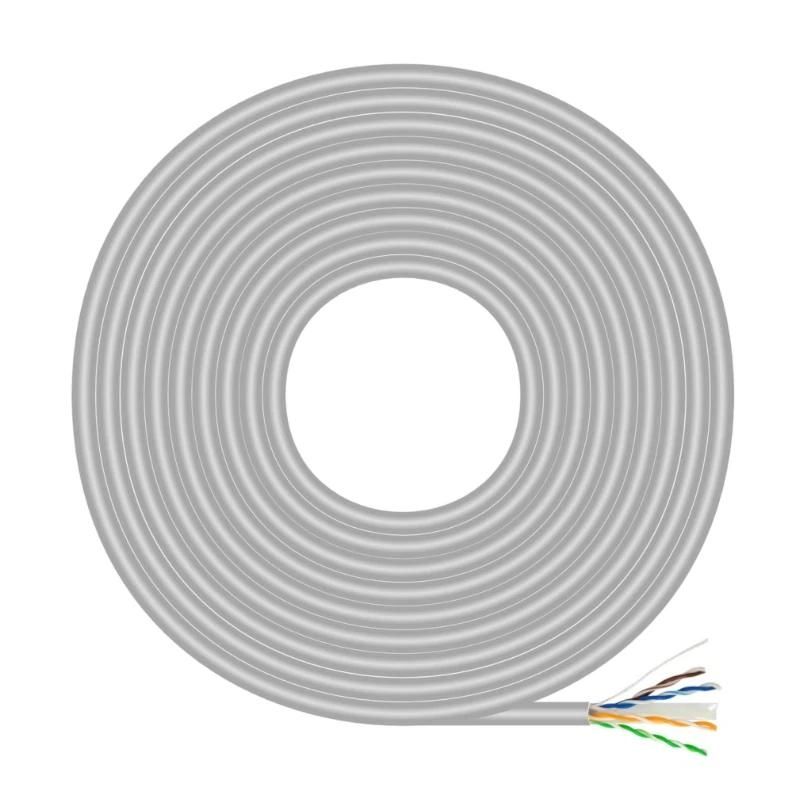 Network cable, connector or tool Aisens Cable RJ45 CAT.6 UTP AWG23 CCA grey 100m