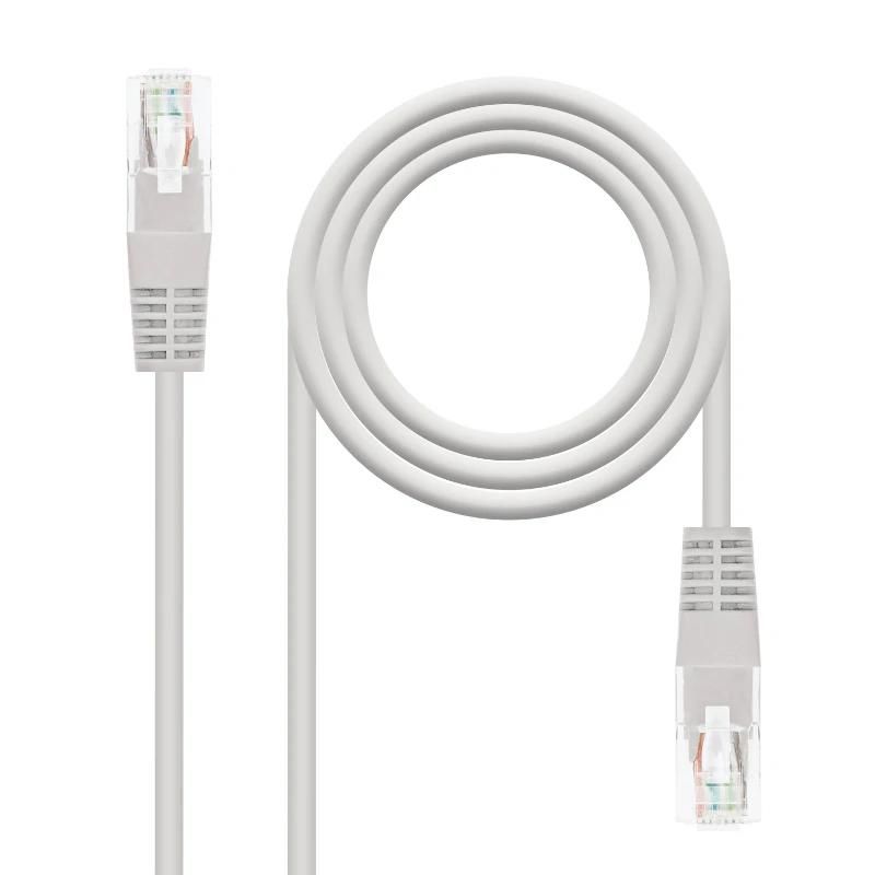 Network cable NANOCABLE Latiguillo Categoria 6 UTP 25 M grey