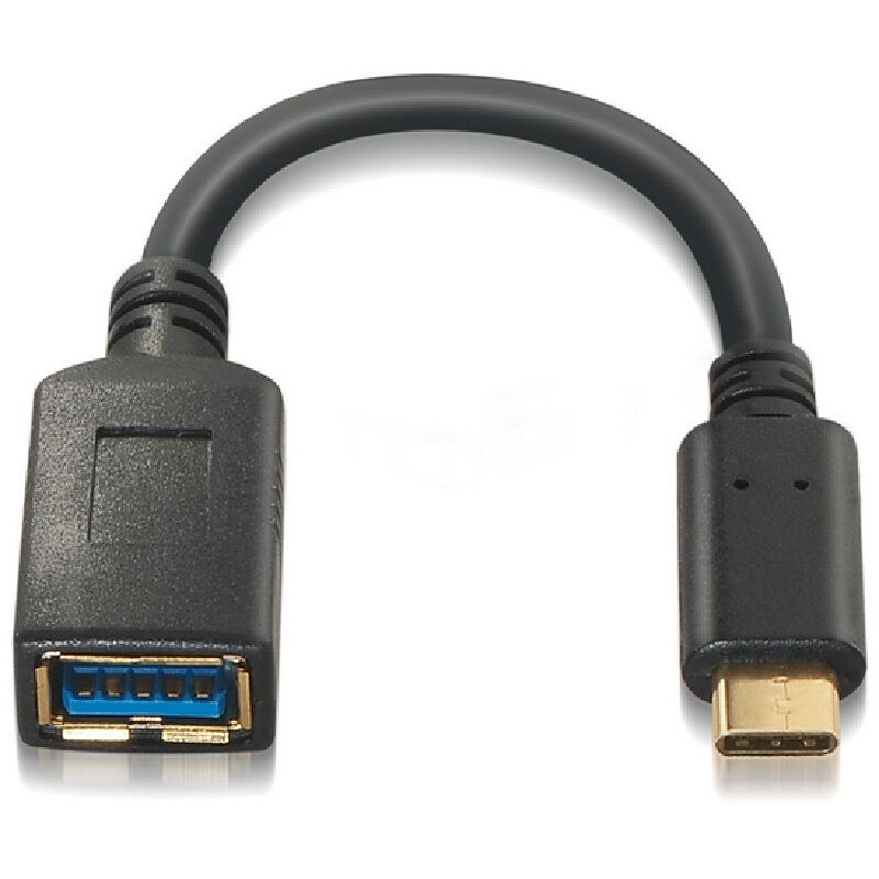 Câble ou accessoire NANOCABLE Cable USB 3.1 Gen1 3A, USB-C/M-A/F, 15cm