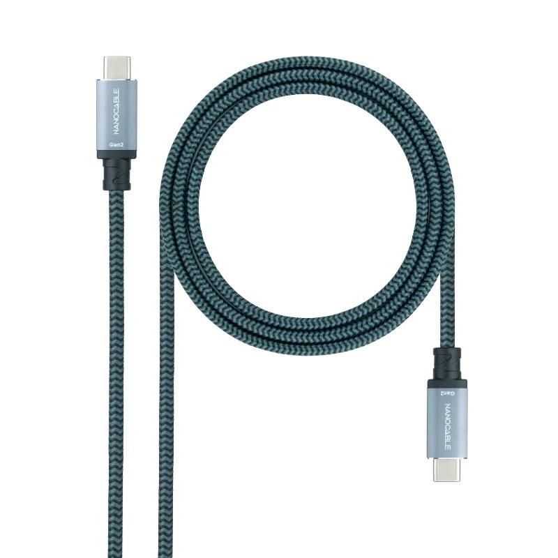 Câble ou accessoire NANOCABLE Cable USB 3.1GEN2 5A USB-C-M-USB-C-M 3M