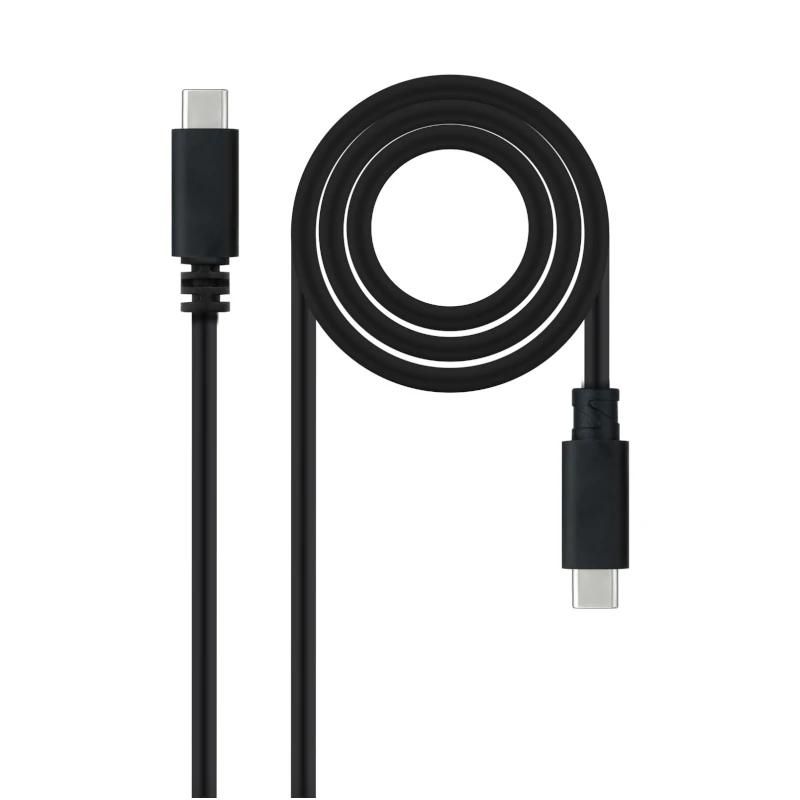 Cable o accessori NANOCABLE Cable USB2.0 3A USB-C/M-USB-C/M 1.5 M