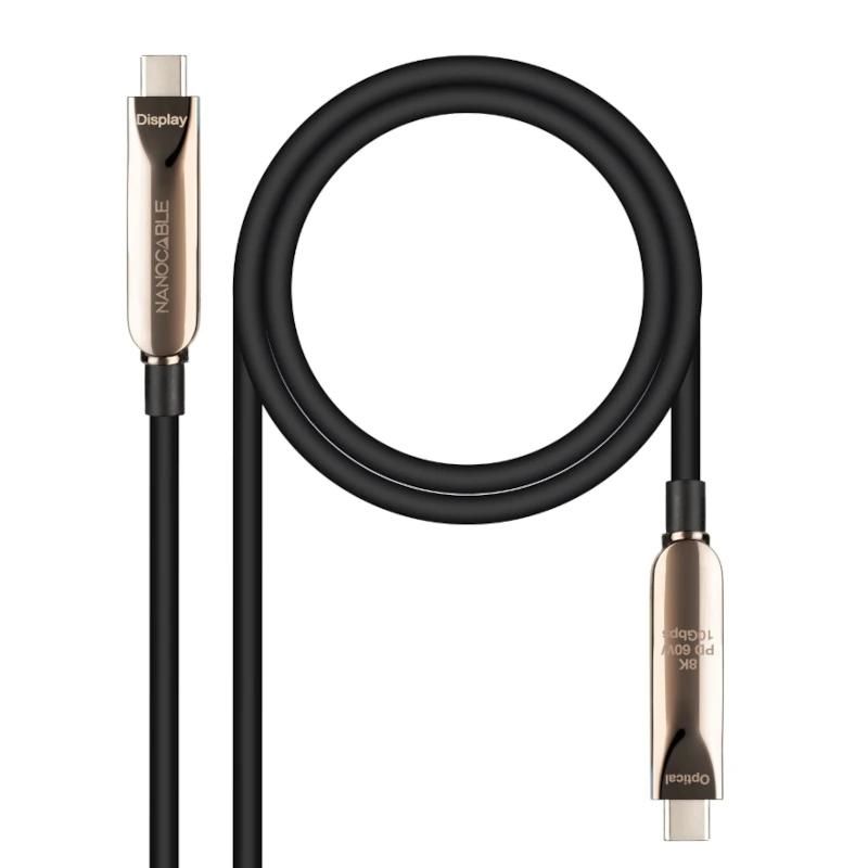 Câble ou accessoire NANOCABLE Cable USB3.2 Gen2x1 AOC 60W 8K, 15m