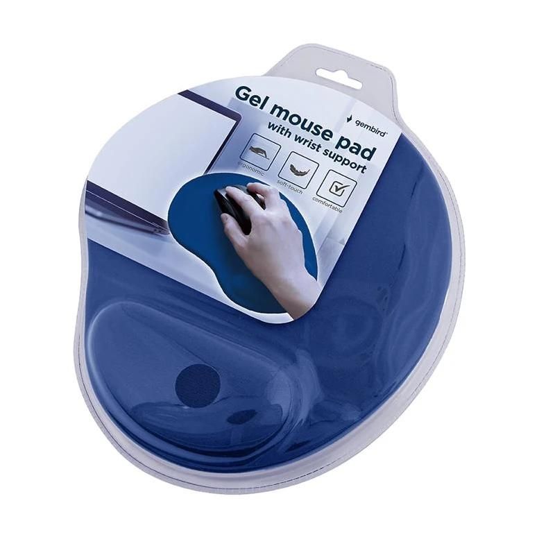 Câble ou accessoire GEMBIRD Alfombrilla de Gel con reposamuñecas bleu