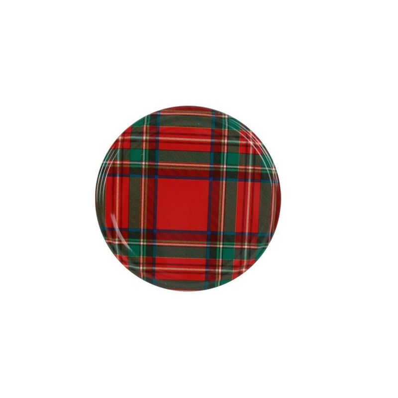 Set of lids Sarkap Scottish Man 6 Pieces 6,6 x 0,8 cm (24 Units)
