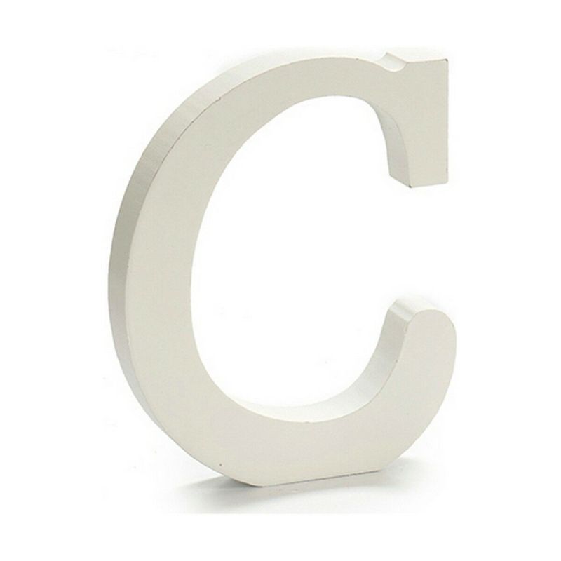 Letter Pincello C White 1,8 x 21 x 17 cm (12 Units)