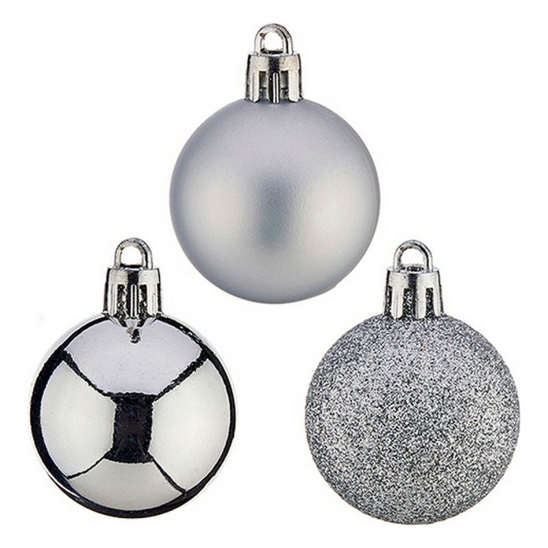 Christmas Baubles Krist+ Silver PVC Ø 4 cm