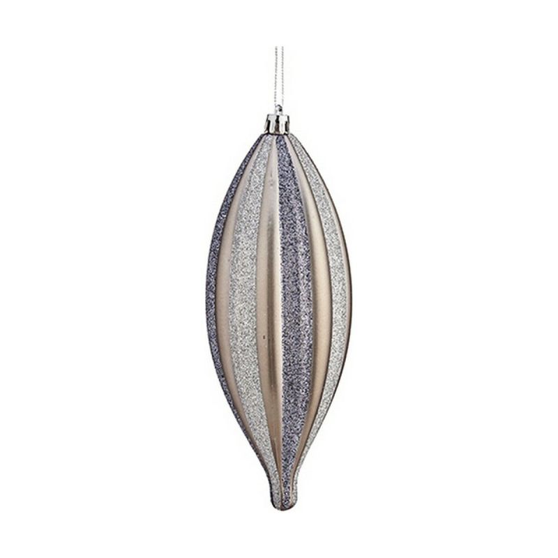 Christmas bauble Krist+ Silver PVC 8,5 x 19 x 3 cm Streched