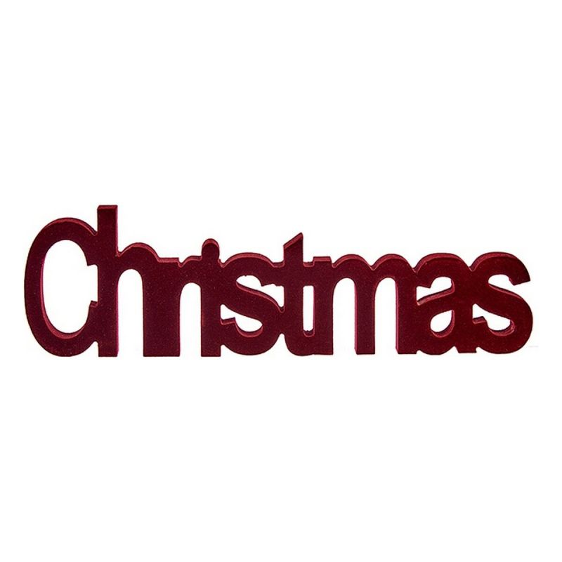 Decorative Figure Krist+ Christmas Red 11 x 2,5 x 36,5 cm