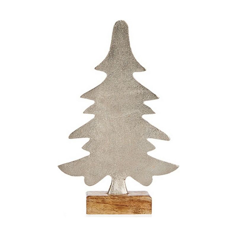 Sapin de Noël Krist+ Argenté Argent Métal 6 x 25,5 x 16 cm