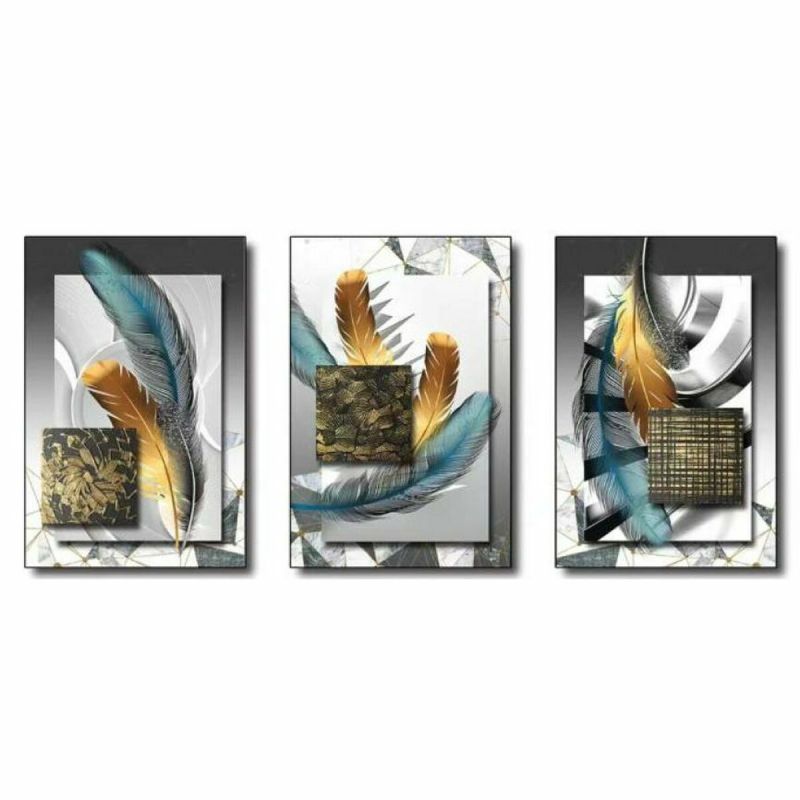 Canvas DKD Home Decor polystyrene Canvas 53 x 3,5 x 73 cm