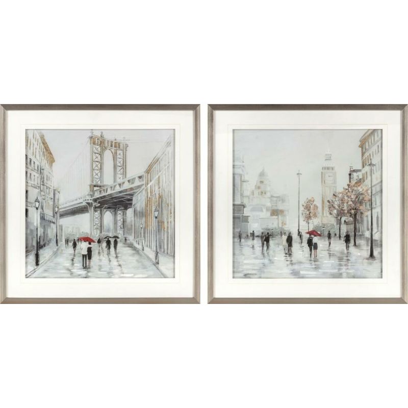Canvas DKD Home Decor polystyrene Canvas 60 x 3 x 60 cm 63 x 3 x 63 cm