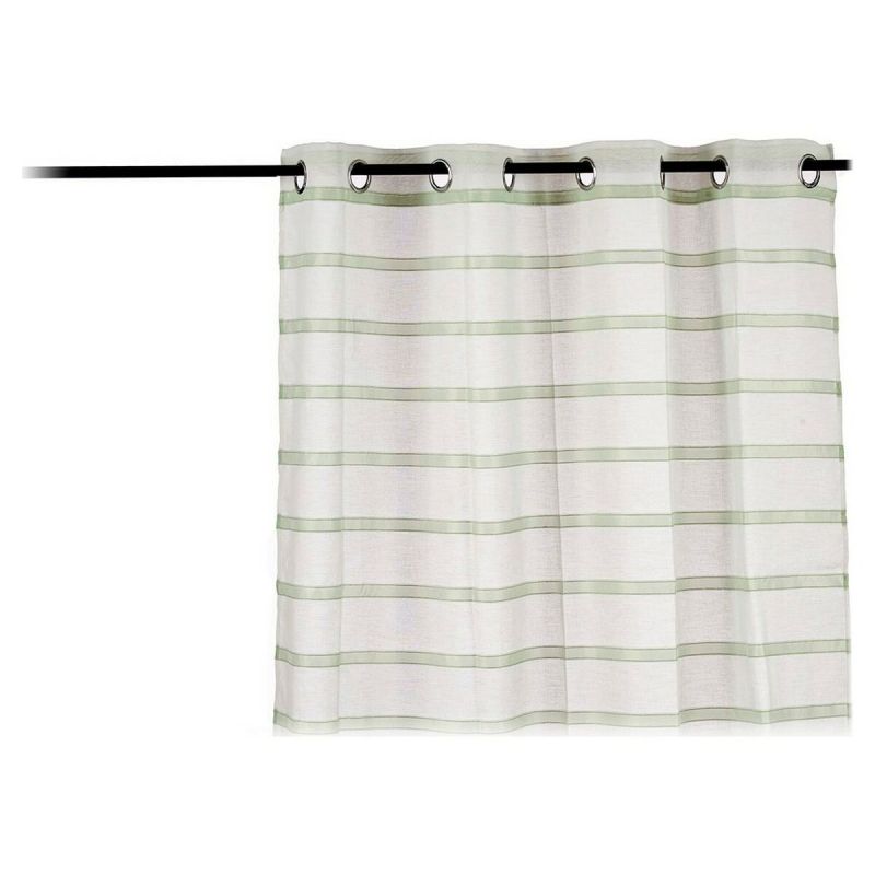 Curtain Gift Decor Green 140 x 0,1 x 260 cm Net curtain Stripes