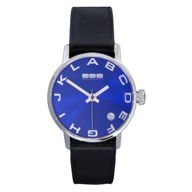 Unisex Watch 666 Barcelona 666-274 Black (Ø 35 mm)