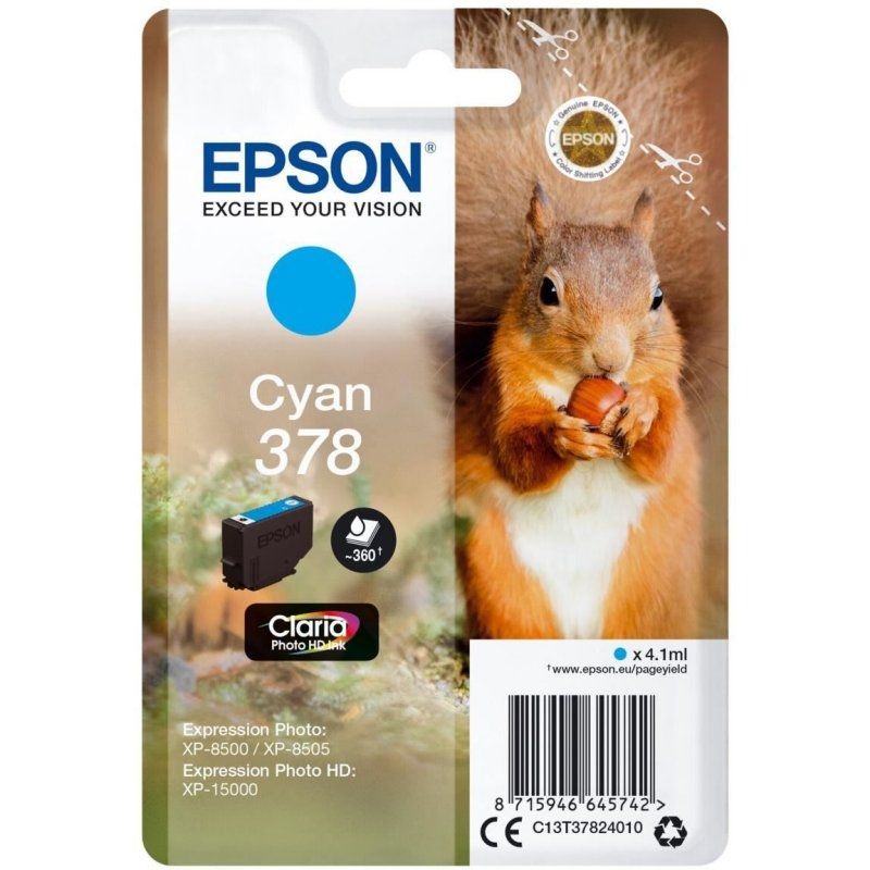 Cartucho de tinta Epson 378 Cian