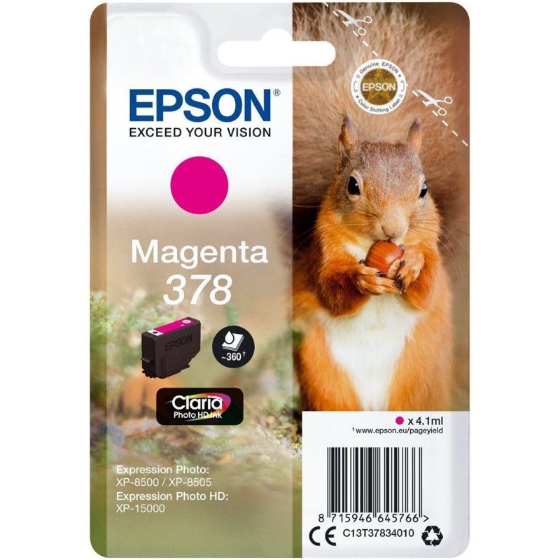Cartucho de tinta Epson 378 Magenta