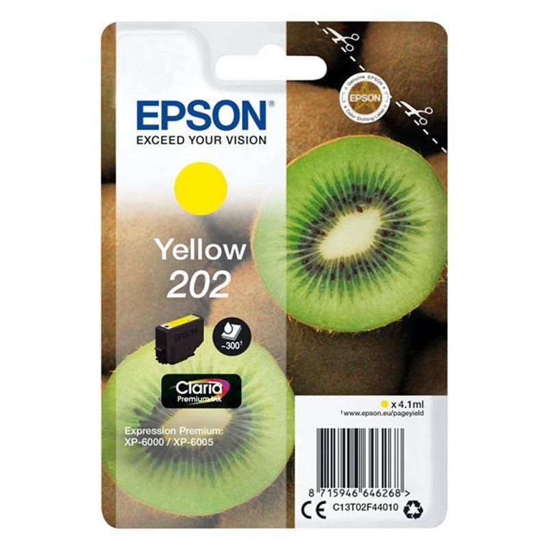 Cartucho de tinta Epson 202 Amarillo
