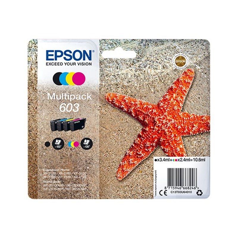 Cartucho de tinta Epson Multipack 603 4 Colores