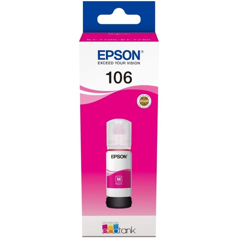 Cartucho de tinta Epson Botella Tinta Ecotank 106 Magenta