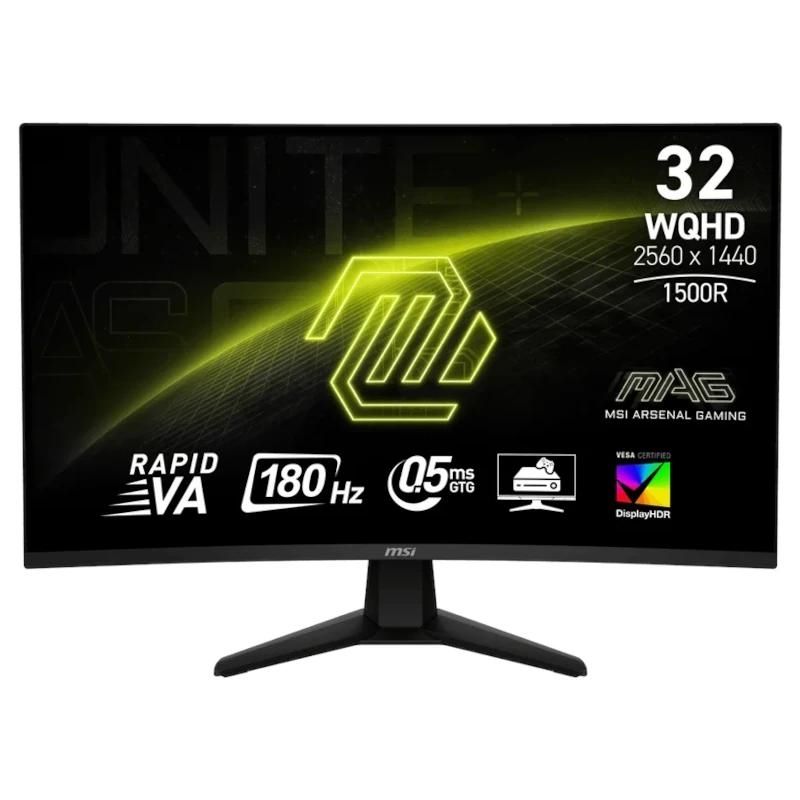 Monitor MSI MAG32CQ6F Monitor 31.5" WQHD 180Hz HDMI cur