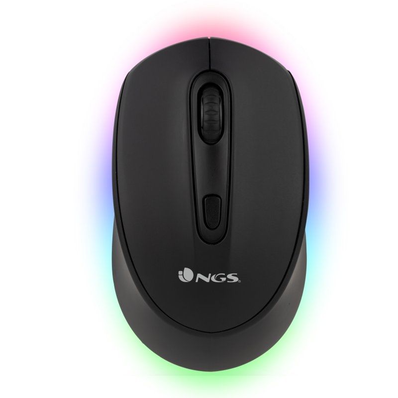 Souris NGS SMOG-RB raton inalam MULTIDISPOSITIVO noir