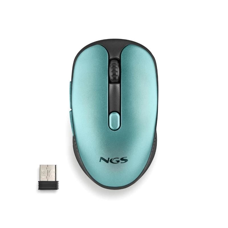 Souris NGS Inalambrico Recargable Silencioso Hielo