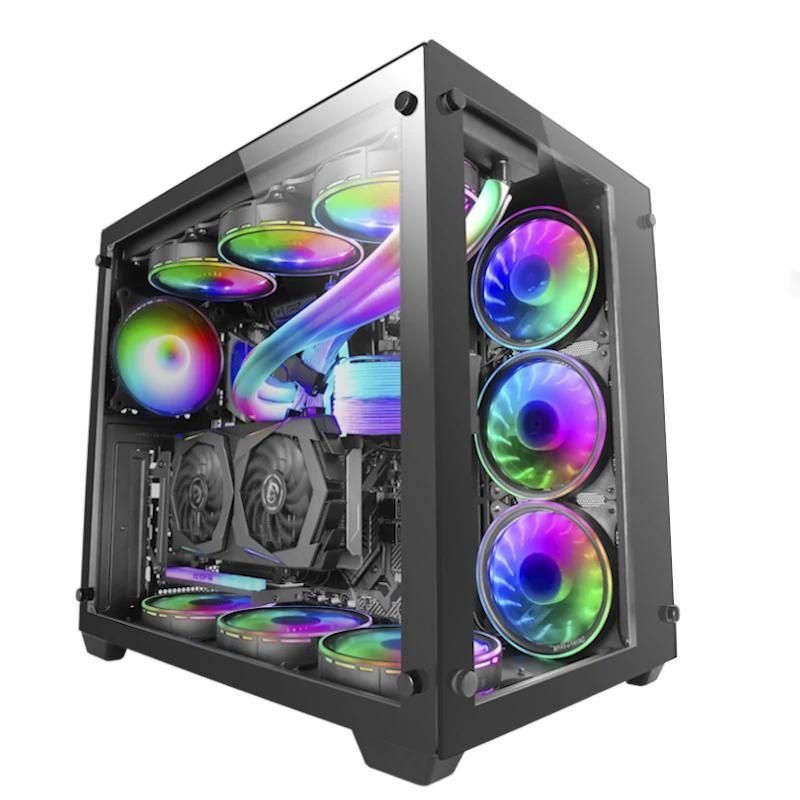 MARS GAMING Torre E-ATX MCV3 Premium XXL Black