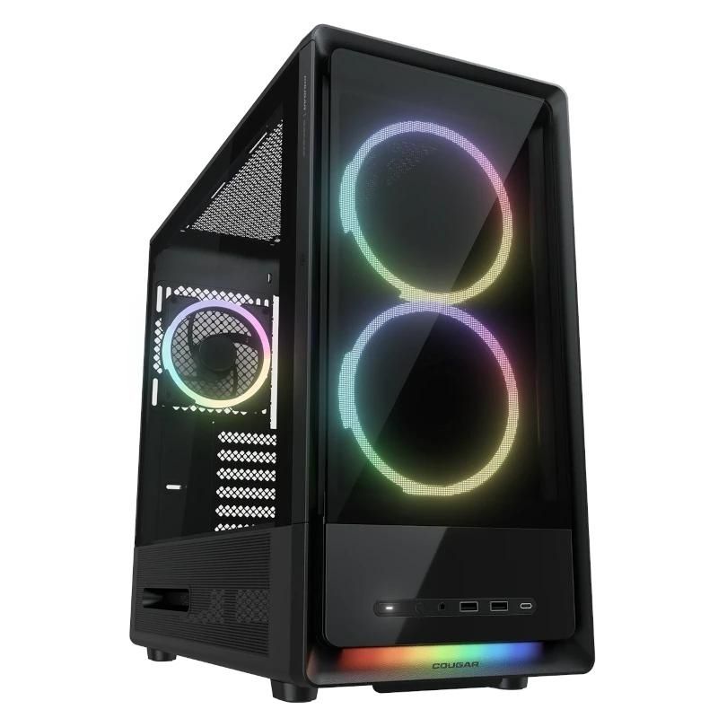 Boîtier d'ordinateur Cougar Semitorre DUOAIR Rgb Black