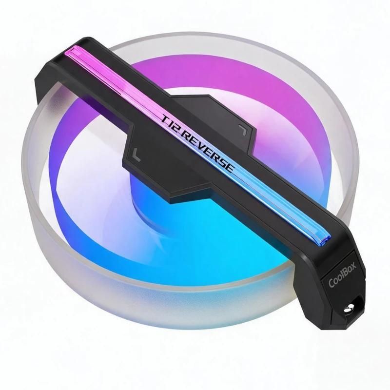Computer cooling CoolBox Gaming Ventilador PWM T12 Rev. 12Cm ARGB