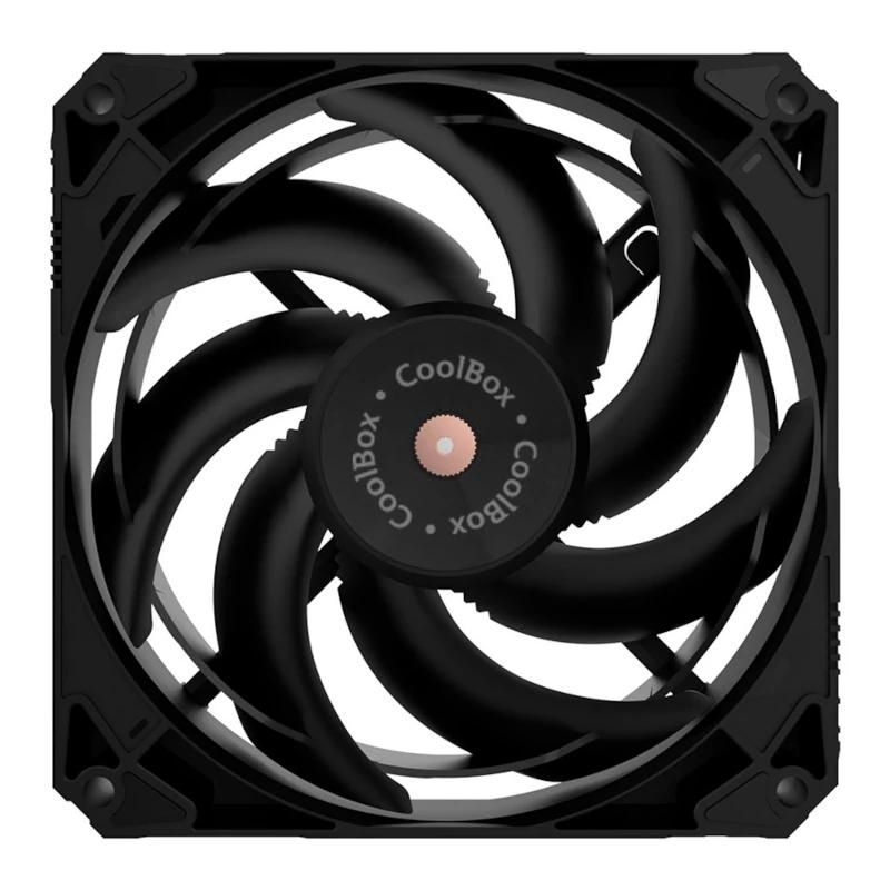 Computer cooling CoolBox Gaming Ventilador V12 PWM AUX 12Cm black